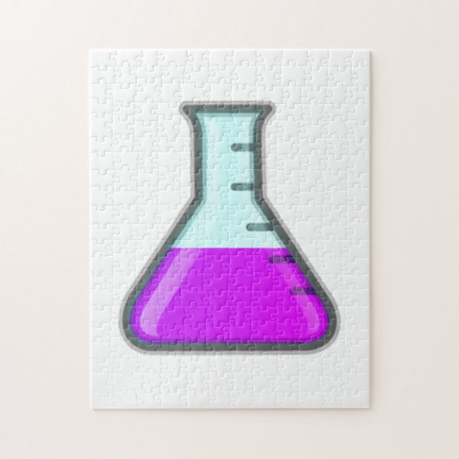Chemistry Science Beaker Jigsaw Puzzle (Vertical)