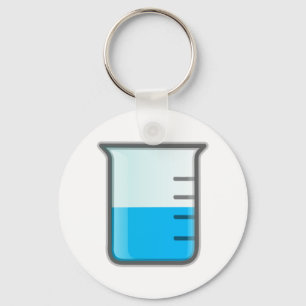 Chemistry Science Beaker Key Ring