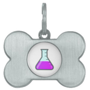 Chemistry Science Beaker Pet Tag