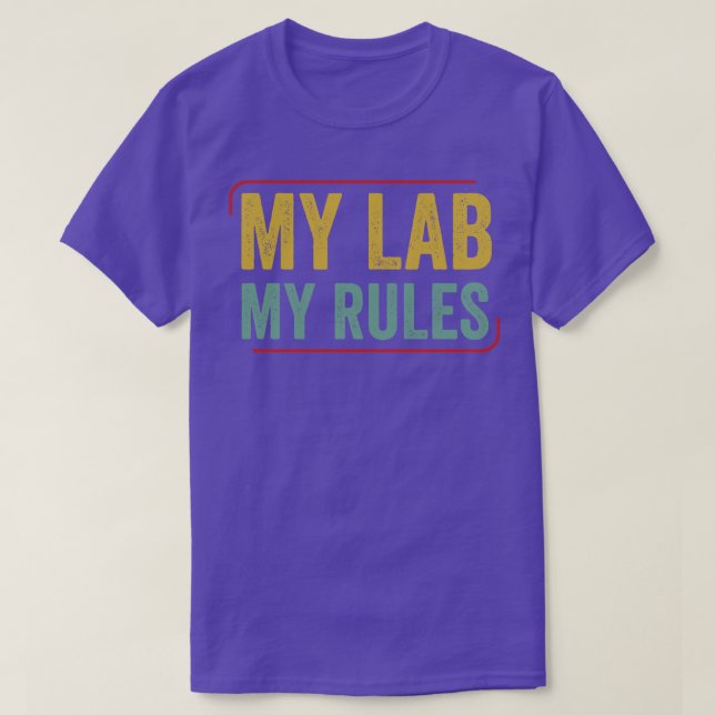 Chemistry Science Chemist Funny Laboratory Lab Ner T-Shirt (Design Front)