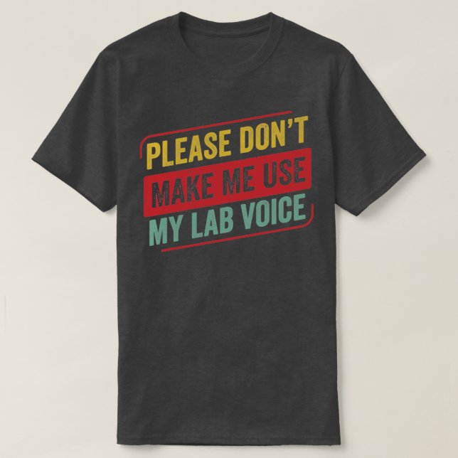Chemistry Science Chemist Funny Laboratory Nerd T-Shirt (Design Front)