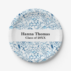 Chemistry Science Graduation Paper Plate