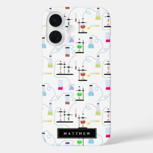 Chemistry Science Test Tubes Lab School Subject  iPhone 16 Case