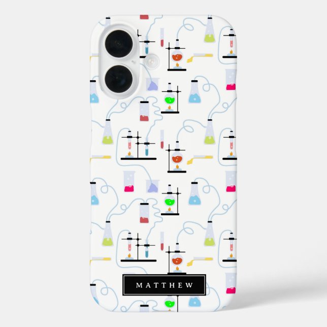 Chemistry Science Test Tubes Lab School Subject  Case-Mate iPhone Case (Back)