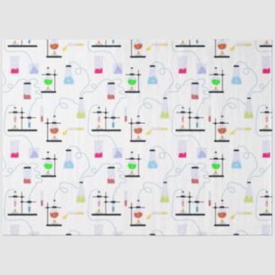 Chemistry Science Test Tubes Lab School Subject Tissue Paper