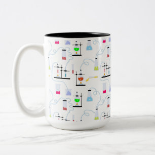 Chemistry Science Test Tubes Lab School Subject  Two-Tone Coffee Mug