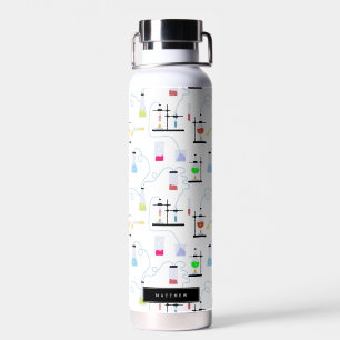 Chemistry Science Test Tubes Lab School Subject  Water Bottle