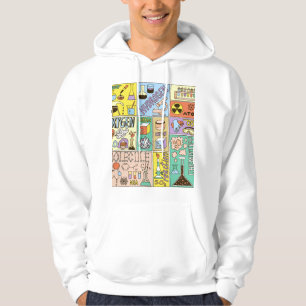 Chemistry Science Vintage Illustration Set Hoodie