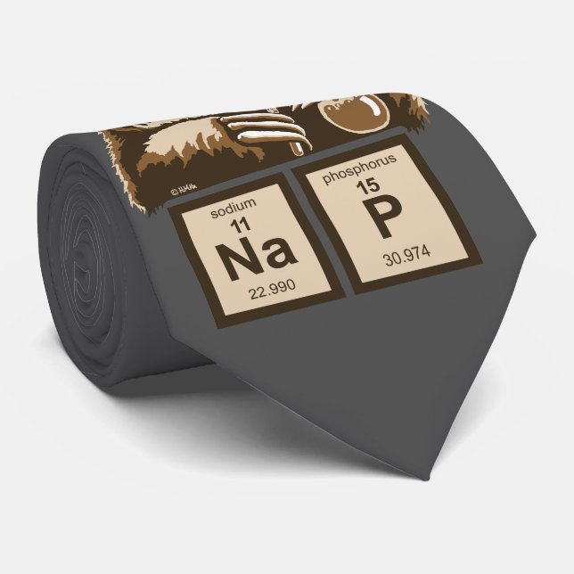 Chemistry sloth discovered nap tie (Rolled)