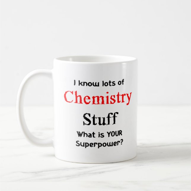 chemistry stuff coffee mug (Left)