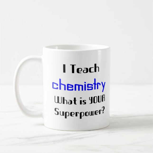 chemistry teach coffee mug (Left)