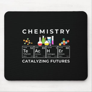 Chemistry Teacher Catalyst Educator Periodic Table Mouse Pad