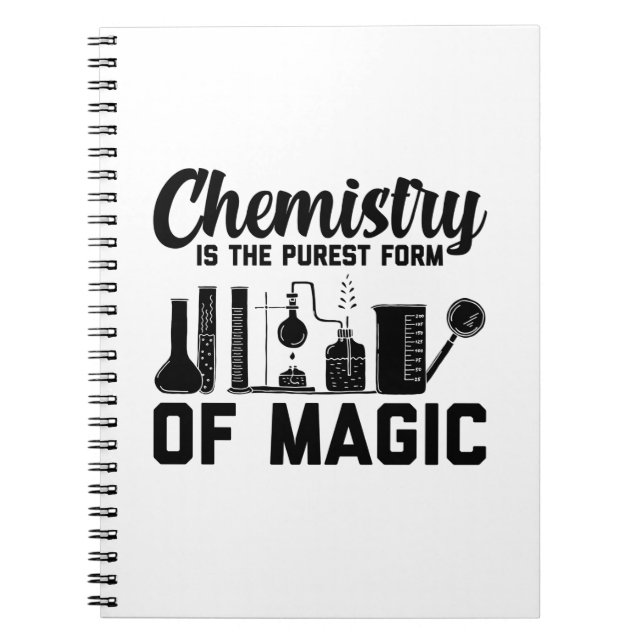 Chemistry Teacher | Chemist Scientist Student Gift Notebook (Front)