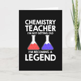 Chemistry Teacher Legend Card