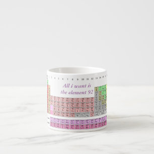 Chemistry Teacher - Periodic Table Science Teacher Espresso Cup