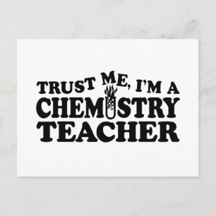 Chemistry Teacher Postcard