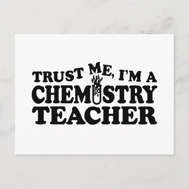 Chemistry Teacher Postcard (Front)