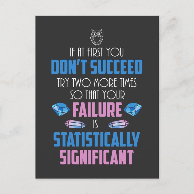 Chemistry Teacher Student Lab Success Science Postcard (Front)