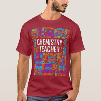 Chemistry Teacher Word Traits Gift for Chemist T-Shirt