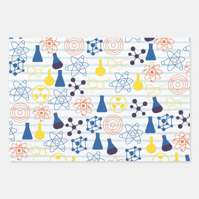 Chemistry teacher wrapping paper (Front)
