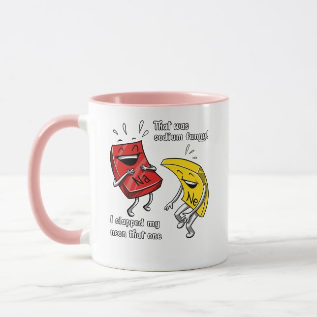 Chemistry That Was Sodium Funny Science Joke Mug (Left)