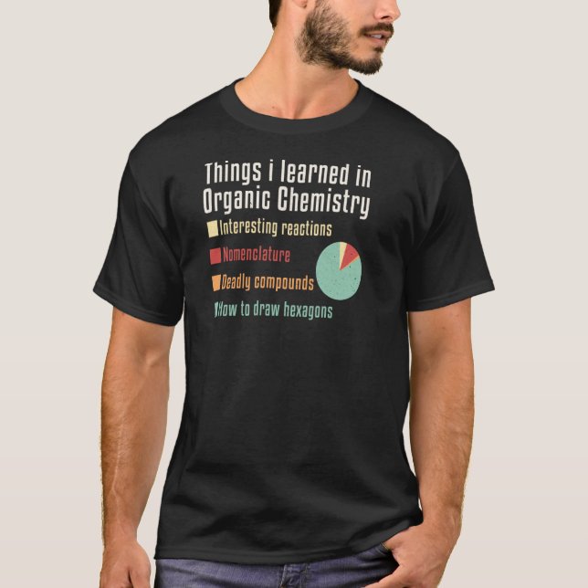 Chemistry Things I Learned In Organic Chemistry Te T-Shirt (Front)