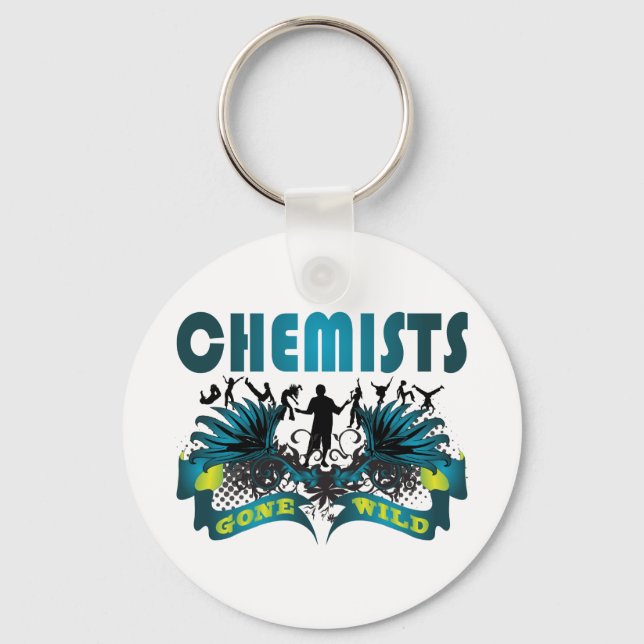 Chemists Gone Wild Key Ring (Front)