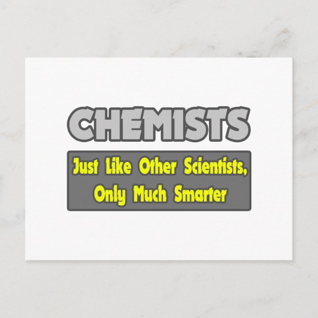 Chemists...Smarter Postcard (Front)