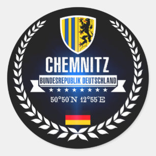 Chemnitz Classic Round Sticker