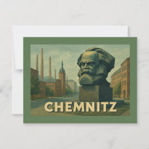 Chemnitz Germany City Art Postcard