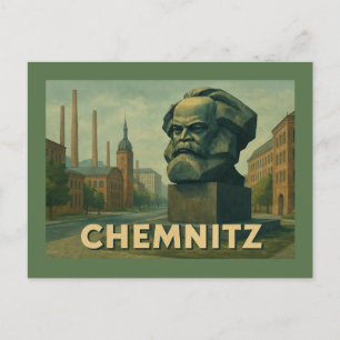 Chemnitz Germany City Art Postcard