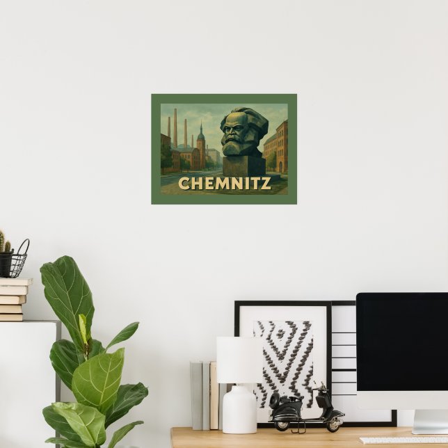 Chemnitz Germany City Art Poster (Home Office)
