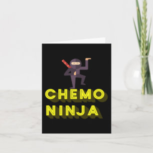 Chemo Ninja Kids Cancer Awareness Month Card