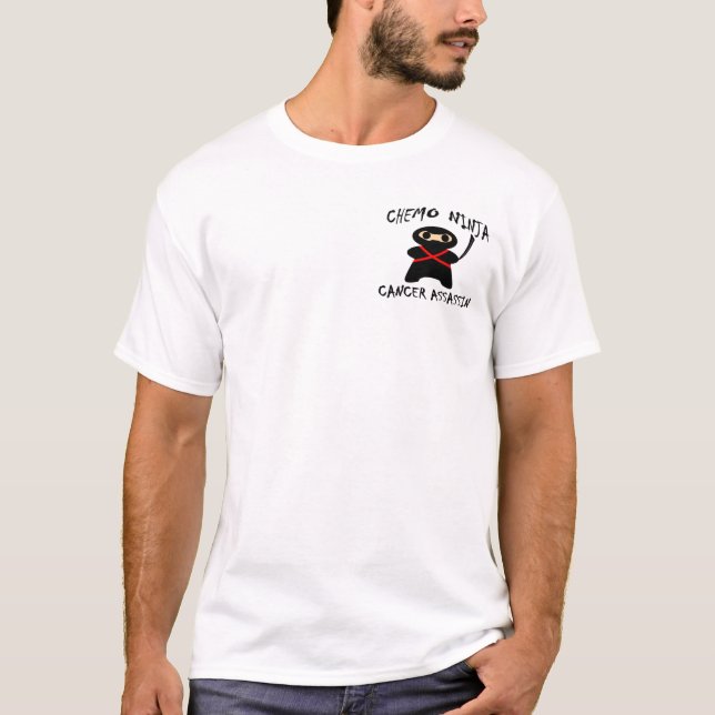 Chemo Ninja QR Code T-Shirt (Front)