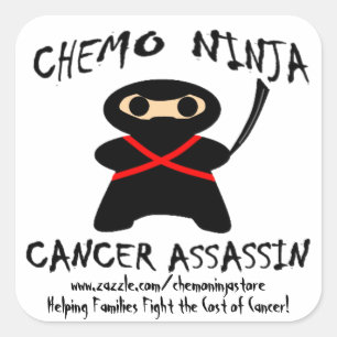 Chemo Ninja Stickers! Square Sticker