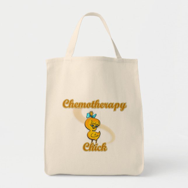 Chemotherapy Chick Tote Bag (Front)