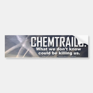 Chemtrails Bumper Sticker