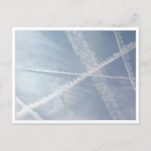 Chemtrails Over Spain Postcard