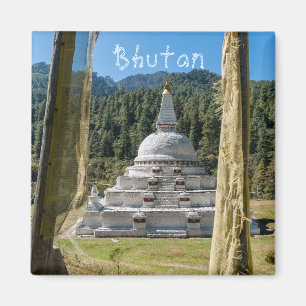 Chendebji Chorten in Bhutan, Himalaya, Asia Magnet
