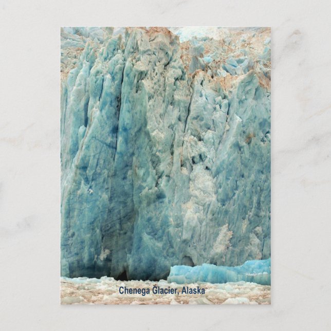 Chenega Glacier, Alaska Postcard (Front)