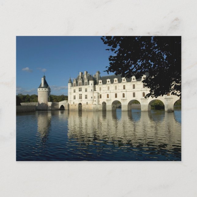 Chenonceau Chateau, River Cher, Loir-et-Cher, 2 Postcard (Front)