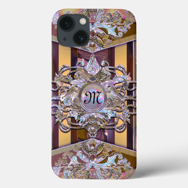 Chenonceau Parka  Baroque French Monogram Case-Mate iPhone Case (Back)