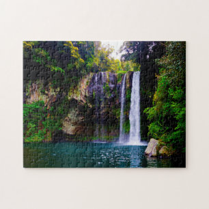 Cheonjiyeon Waterfall South Korea. Jigsaw Puzzle