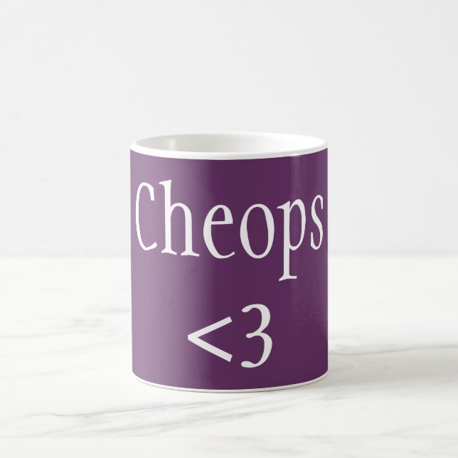Cheops <3 coffee mug (Center)