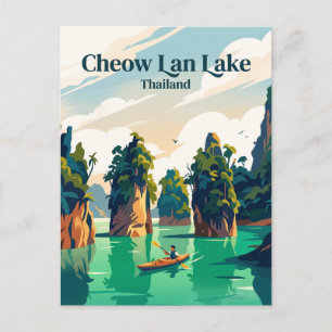 Cheow Lan Lake Thailand Postcard