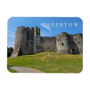 Chepstow Castle view fridge magnet