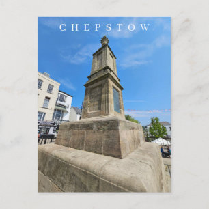 Chepstow War Memorial view postcard