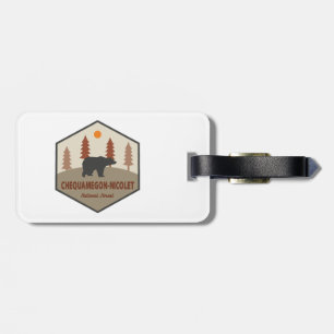 Chequamegon-Nicolet National Forest Bear Luggage Tag
