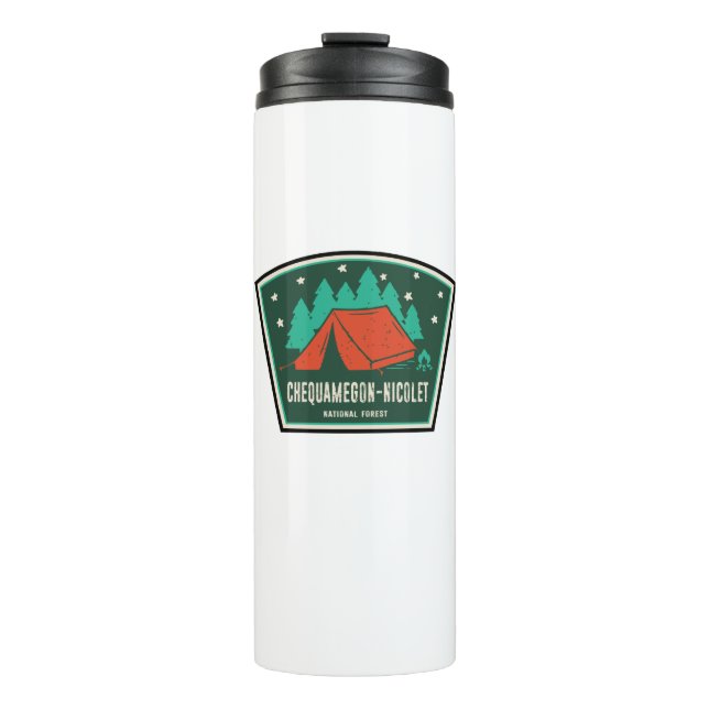 Chequamegon-Nicolet National Forest Camping Thermal Tumbler (Front)