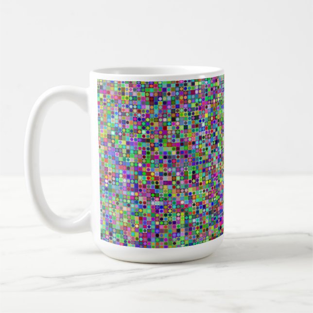 Chequerboard 15oz Mug (Left)